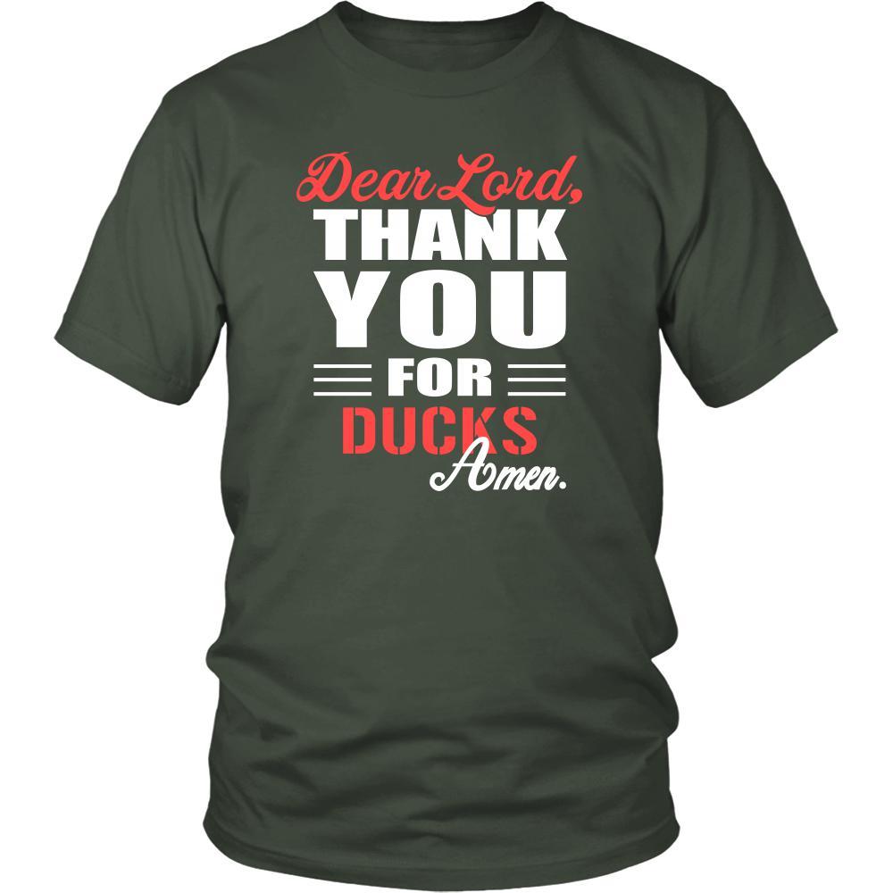 Duck Shirt - Dear Lord, thank you for Duck Amen- Pets-T-shirt-Teelime | shirts-hoodies-mugs