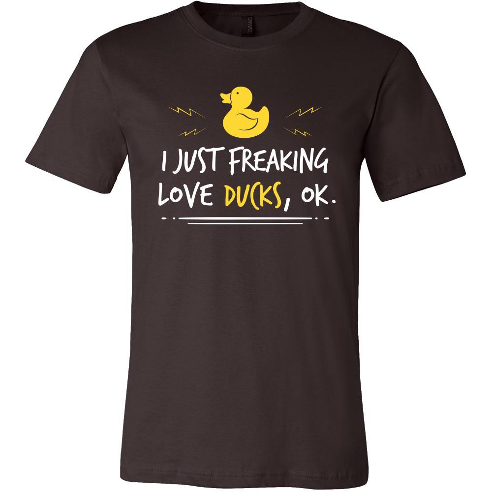 Duck Shirt - Freakin Love Ducks - Animal Lover Gift-T-shirt-Teelime | shirts-hoodies-mugs