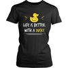 Duck Shirt - Life is Better - Animal Lover Gift-T-shirt-Teelime | shirts-hoodies-mugs