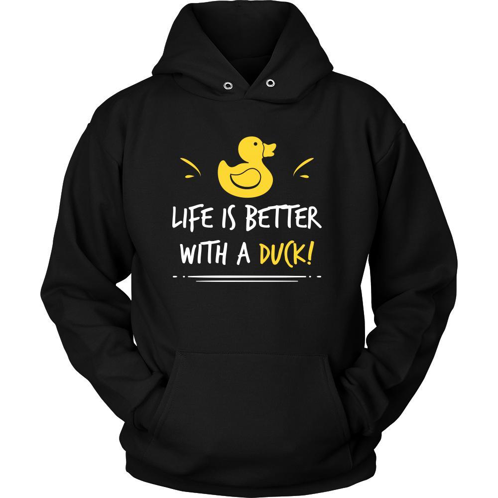 Duck Shirt - Life is Better - Animal Lover Gift-T-shirt-Teelime | shirts-hoodies-mugs