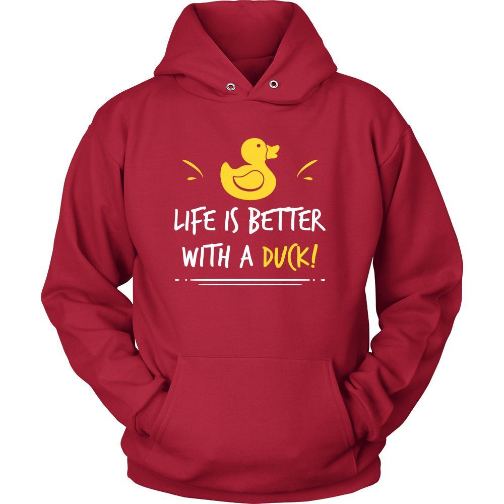 Duck Shirt - Life is Better - Animal Lover Gift-T-shirt-Teelime | shirts-hoodies-mugs