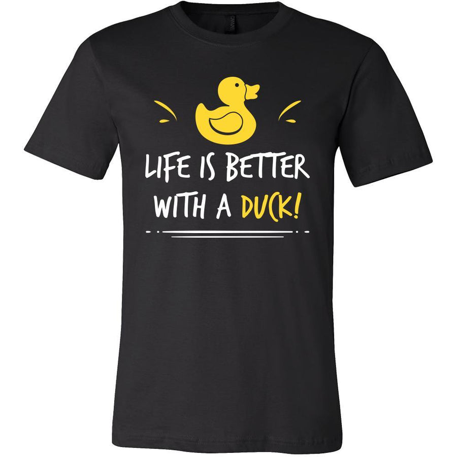 Duck Shirt - Life is Better - Animal Lover Gift-T-shirt-Teelime | shirts-hoodies-mugs