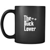 Duck The Duck Lover 11oz Black Mug-Drinkware-Teelime | shirts-hoodies-mugs