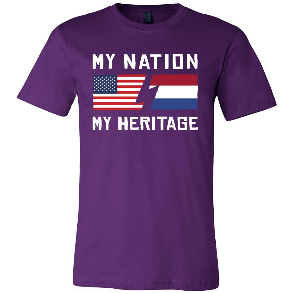 Dutch Shirt - My Nation - My Heritage - Native Roots Gift-T-shirt-Teelime | shirts-hoodies-mugs