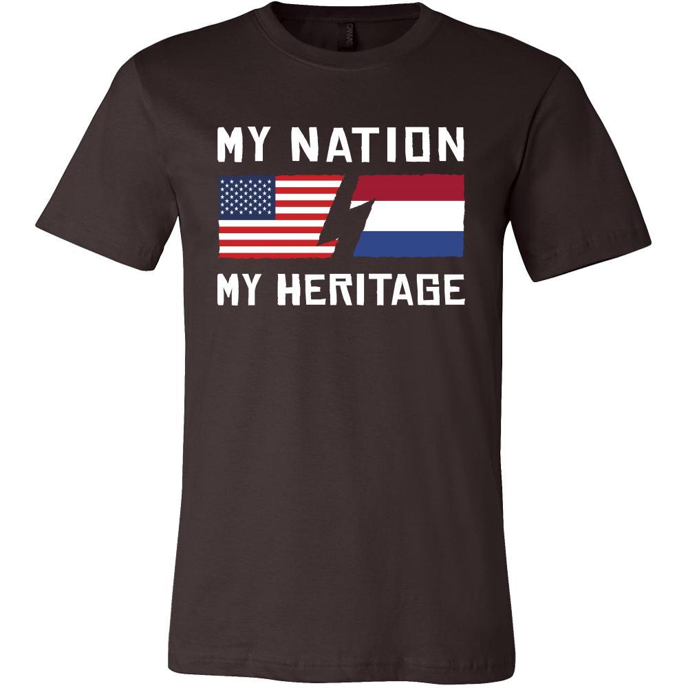 Dutch Shirt - My Nation - My Heritage - Native Roots Gift-T-shirt-Teelime | shirts-hoodies-mugs