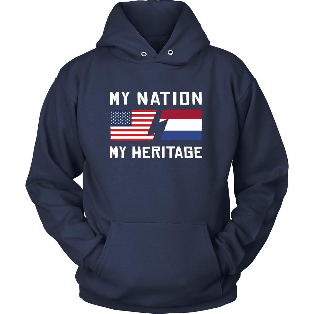 Dutch Shirt - My Nation - My Heritage - Native Roots Gift-T-shirt-Teelime | shirts-hoodies-mugs