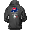 ITALIAN T SHIRT - AUSTRALIAN GROWN WITH ITALIAN ROOTS Design on the back-T-shirt-Teelime | shirts-hoodies-mugs