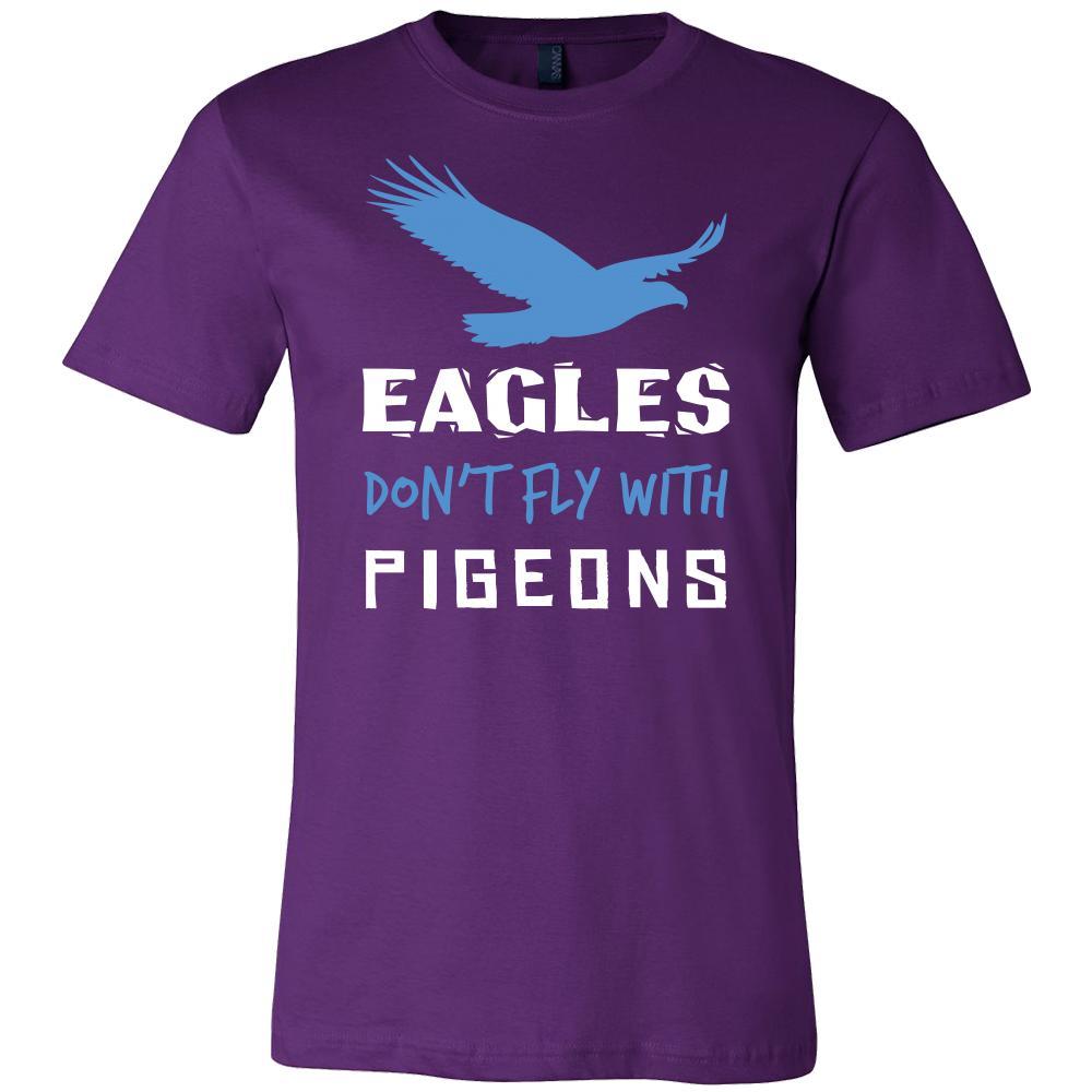 Eagle Shirt - Don't Fly With Pigeons - Animal Lover Gift-T-shirt-Teelime | shirts-hoodies-mugs