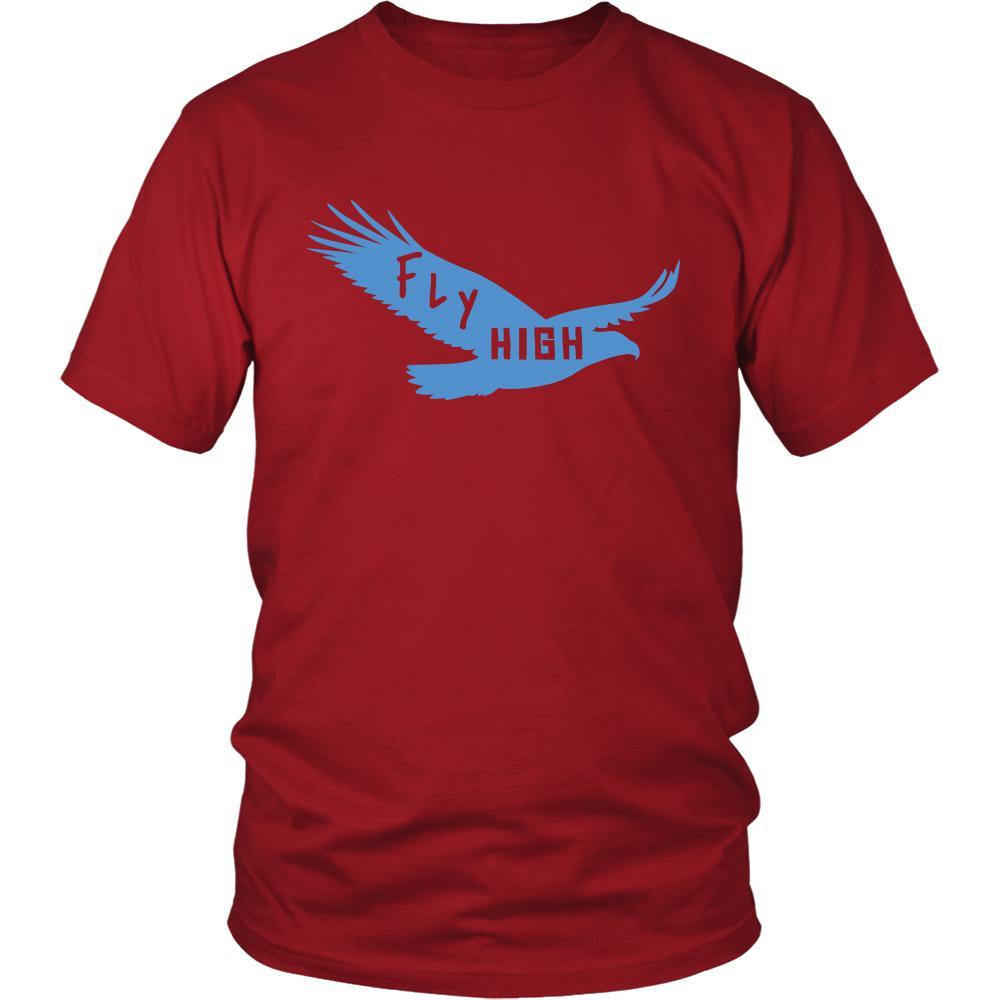 Eagle Shirt - Fly High - Animal Lover Gift-T-shirt-Teelime | shirts-hoodies-mugs