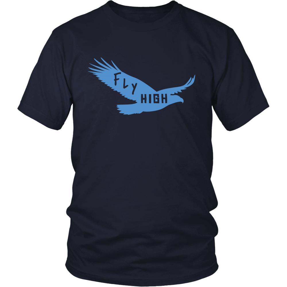 Eagle Shirt - Fly High - Animal Lover Gift-T-shirt-Teelime | shirts-hoodies-mugs