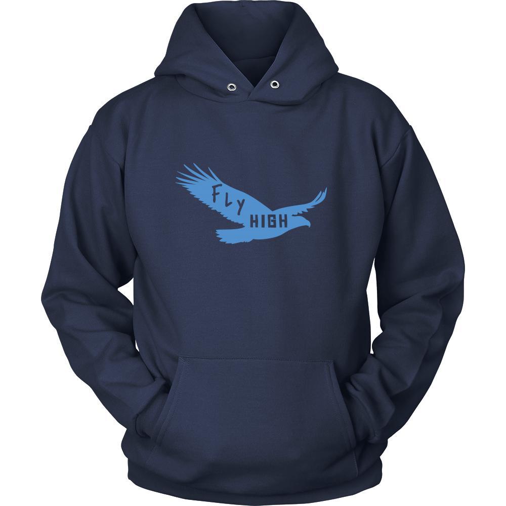 Eagle Shirt - Fly High - Animal Lover Gift-T-shirt-Teelime | shirts-hoodies-mugs