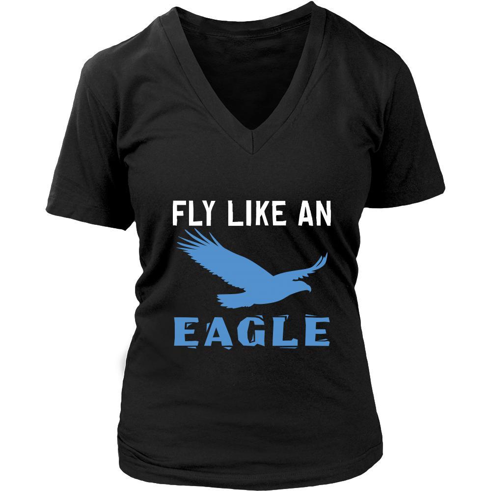 Eagle Shirt - Fly lie an Eagle - Animal Lover Gift-T-shirt-Teelime | shirts-hoodies-mugs