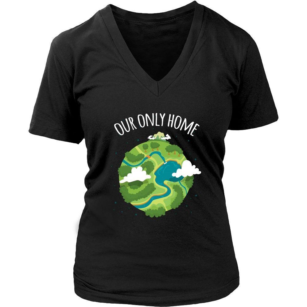 Ecology T Shirt - Our Only Home-T-shirt-Teelime | shirts-hoodies-mugs