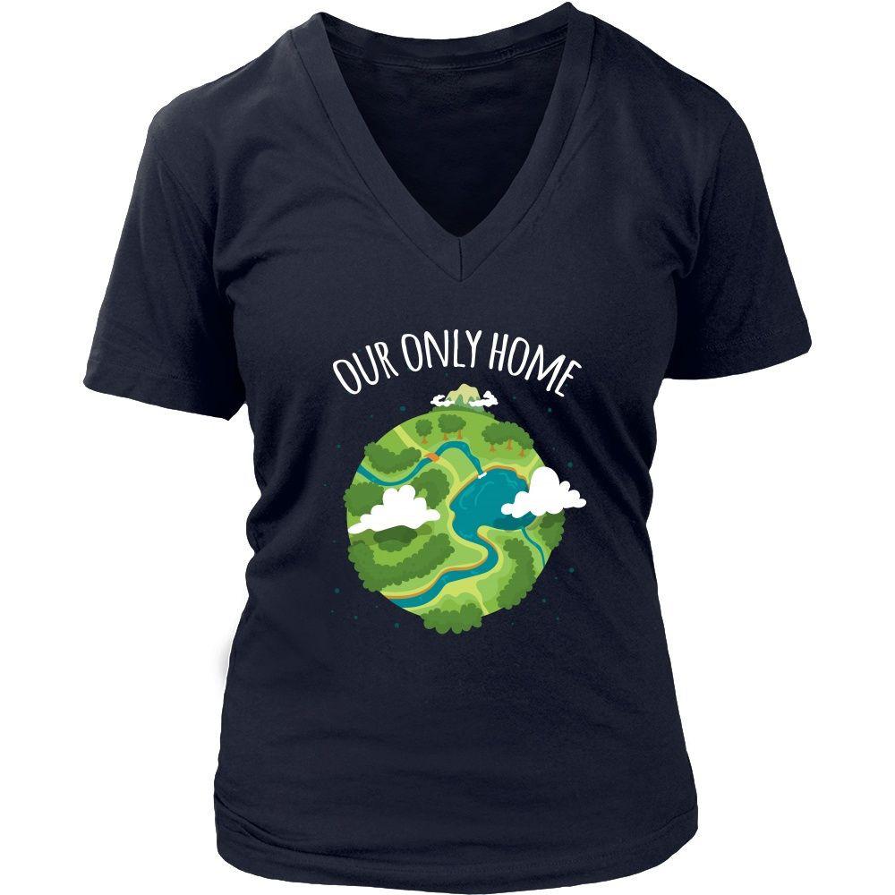 Ecology T Shirt - Our Only Home-T-shirt-Teelime | shirts-hoodies-mugs
