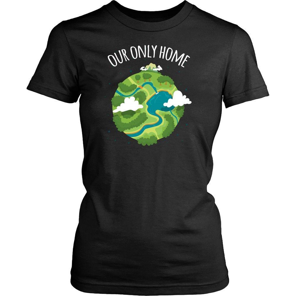 Ecology T Shirt - Our Only Home-T-shirt-Teelime | shirts-hoodies-mugs