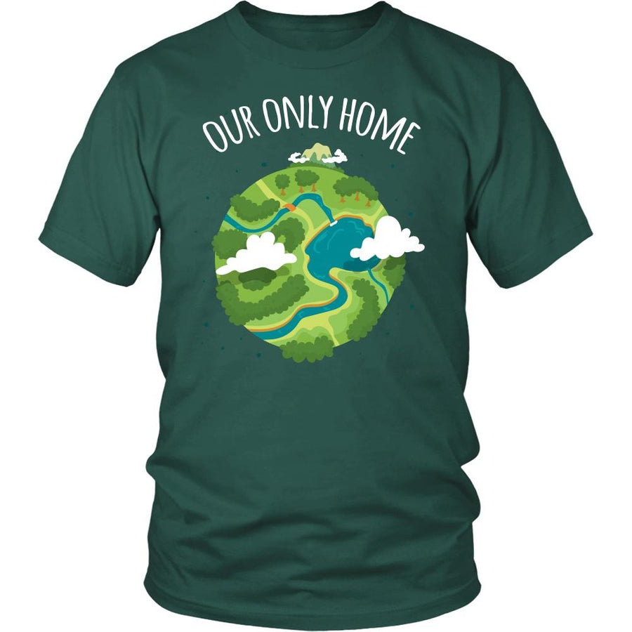 Ecology T Shirt - Our Only Home-T-shirt-Teelime | shirts-hoodies-mugs