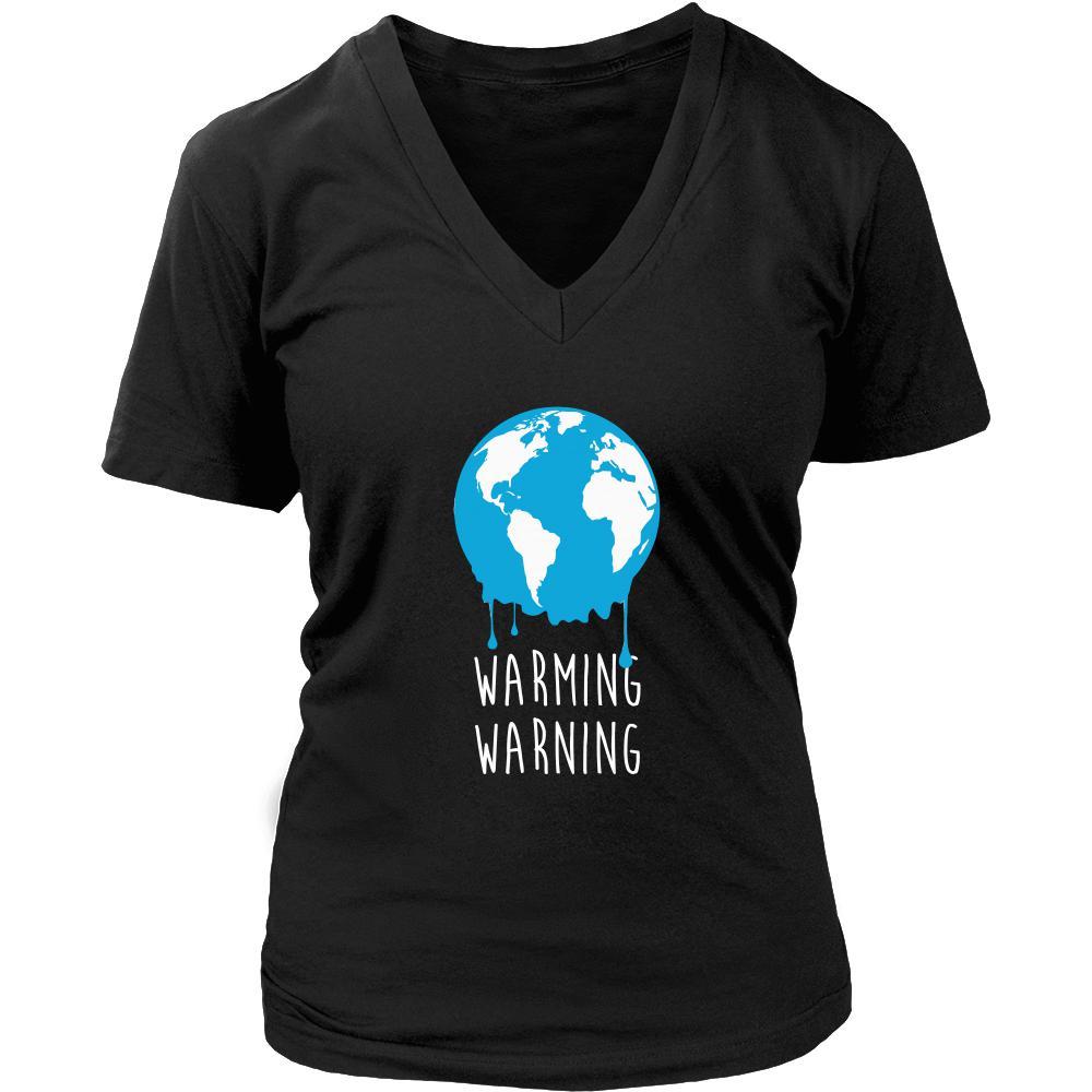 Ecology T Shirt - Warming Warning-T-shirt-Teelime | shirts-hoodies-mugs