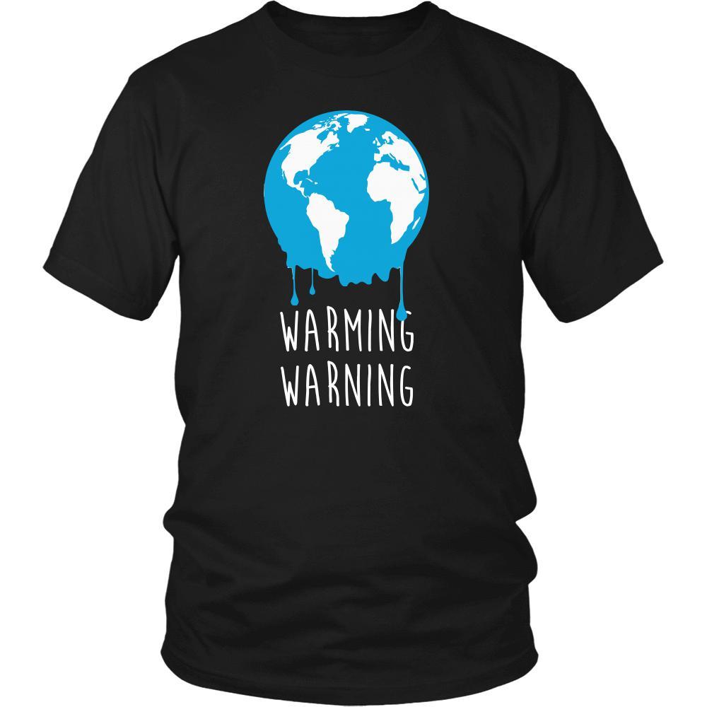 Ecology T Shirt - Warming Warning-T-shirt-Teelime | shirts-hoodies-mugs