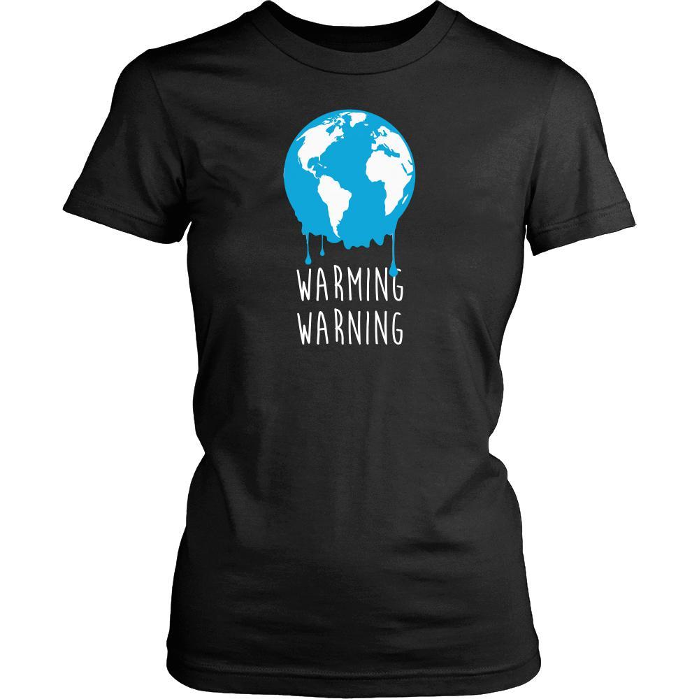 Ecology T Shirt - Warming Warning-T-shirt-Teelime | shirts-hoodies-mugs