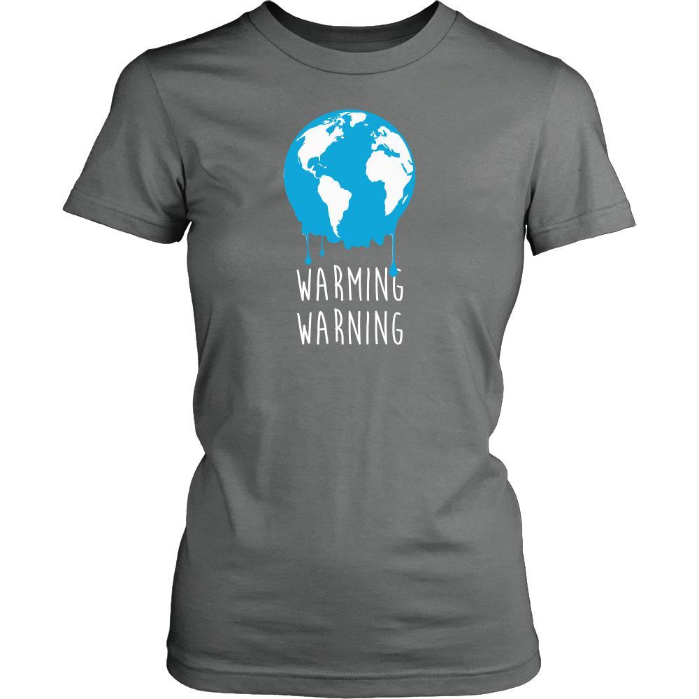 Ecology T Shirt - Warming Warning-T-shirt-Teelime | shirts-hoodies-mugs