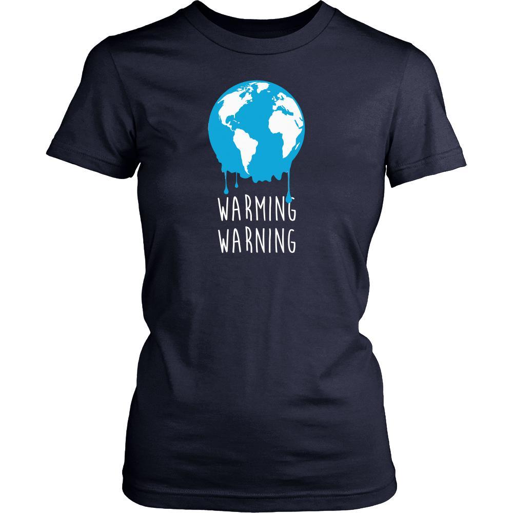 Ecology T Shirt - Warming Warning-T-shirt-Teelime | shirts-hoodies-mugs