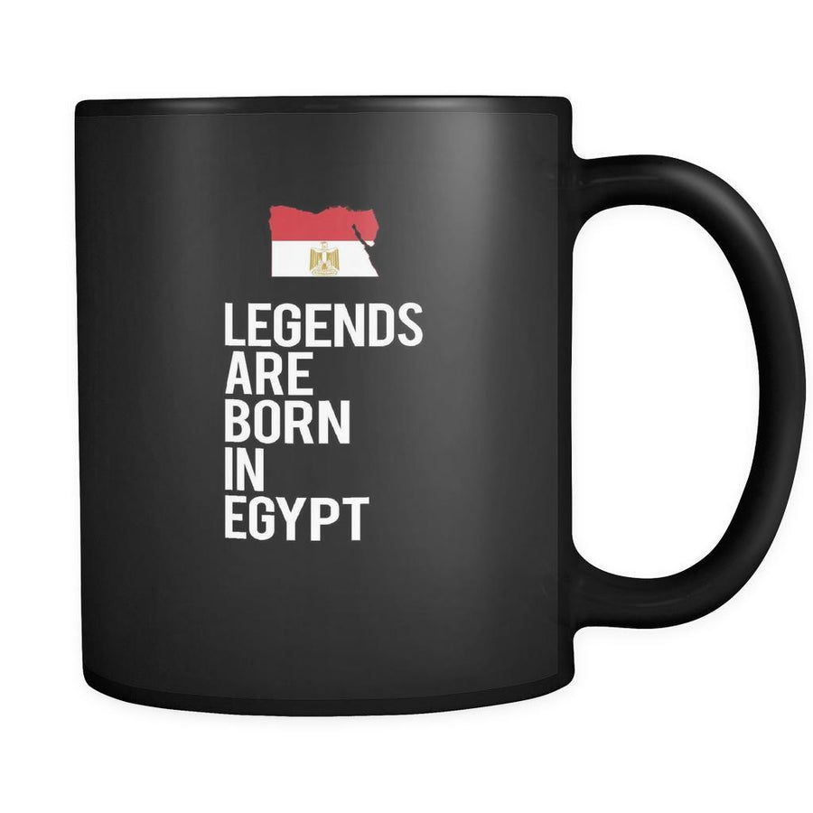 Egypt Legends are born in Egypt 11oz Black Mug-Drinkware-Teelime | shirts-hoodies-mugs