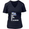 El Salvador Shirt - Legends are born in El Salvador - National Heritage Gift-T-shirt-Teelime | shirts-hoodies-mugs