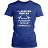 Electric guitars - I play Electric guitar because punching people is frowned upon - Music Instrument Shirt-T-shirt-Teelime | shirts-hoodies-mugs
