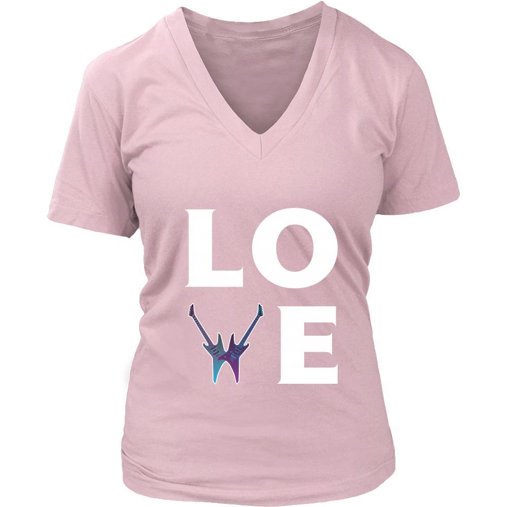 Electric guitars - LOVE Electric guitars - Music Instrument Shirt-T-shirt-Teelime | shirts-hoodies-mugs