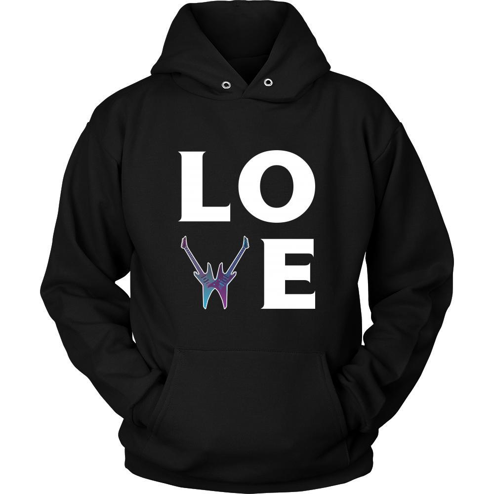 Electric guitars - LOVE Electric guitars - Music Instrument Shirt-T-shirt-Teelime | shirts-hoodies-mugs