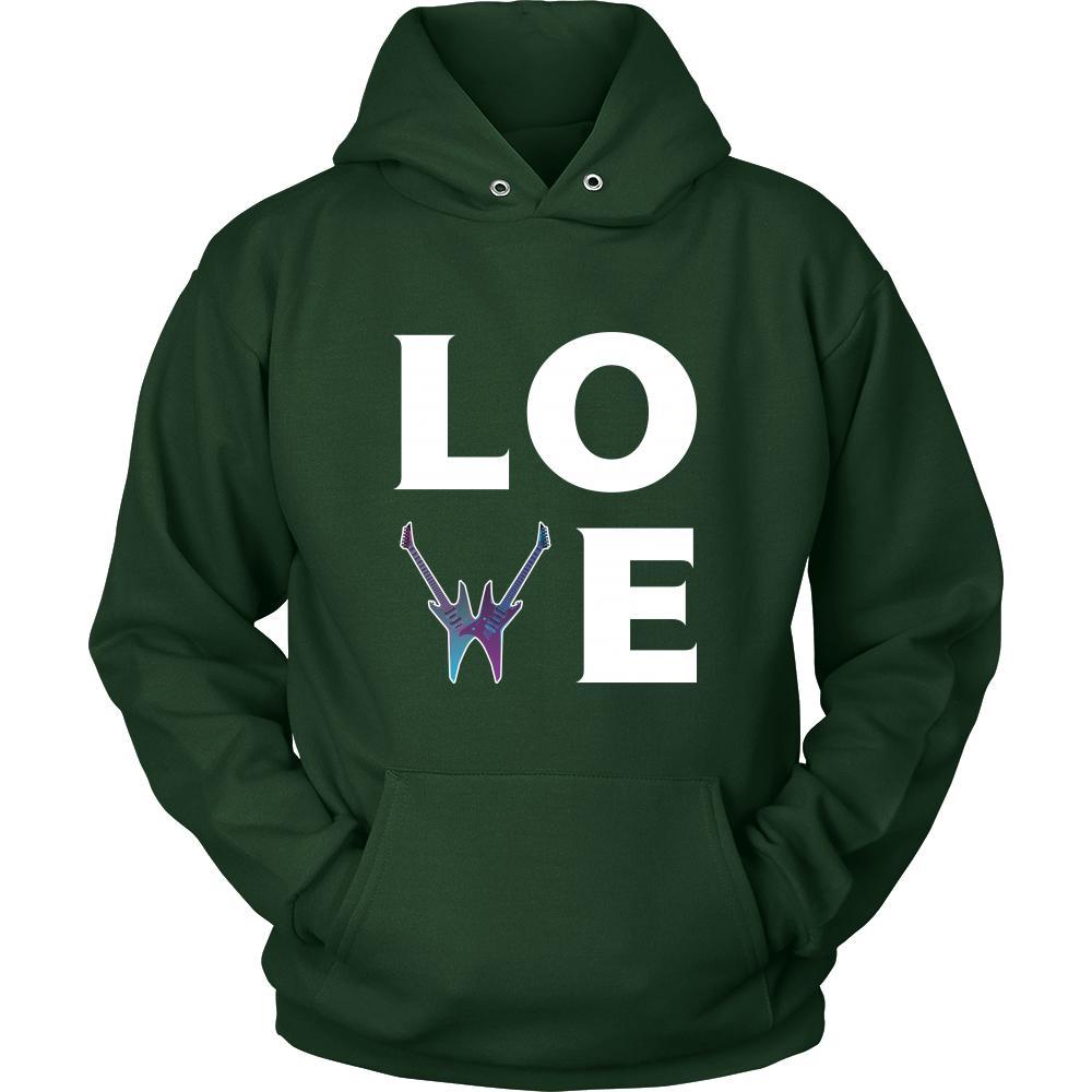 Electric guitars - LOVE Electric guitars - Music Instrument Shirt-T-shirt-Teelime | shirts-hoodies-mugs