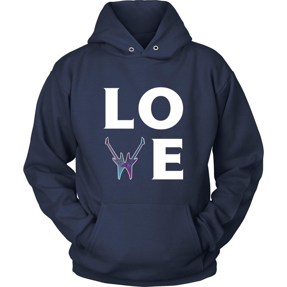 Electric guitars - LOVE Electric guitars - Music Instrument Shirt-T-shirt-Teelime | shirts-hoodies-mugs
