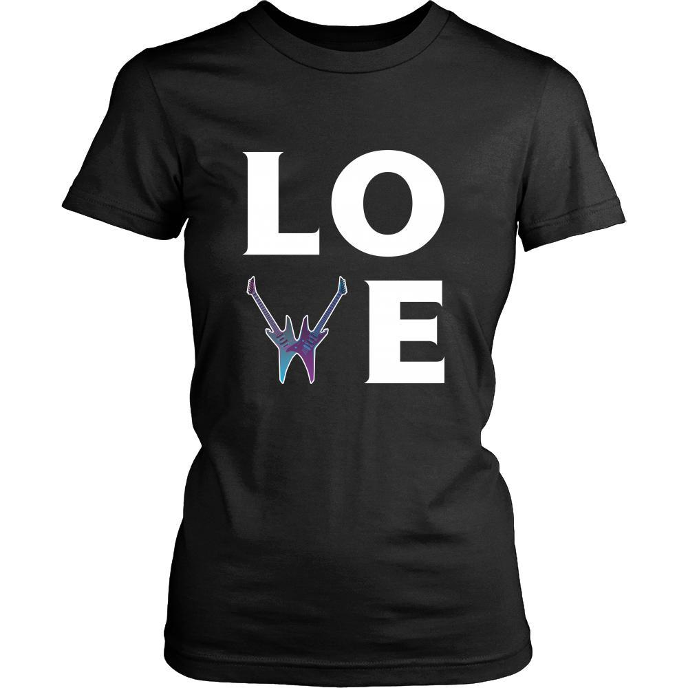Electric guitars - LOVE Electric guitars - Music Instrument Shirt-T-shirt-Teelime | shirts-hoodies-mugs