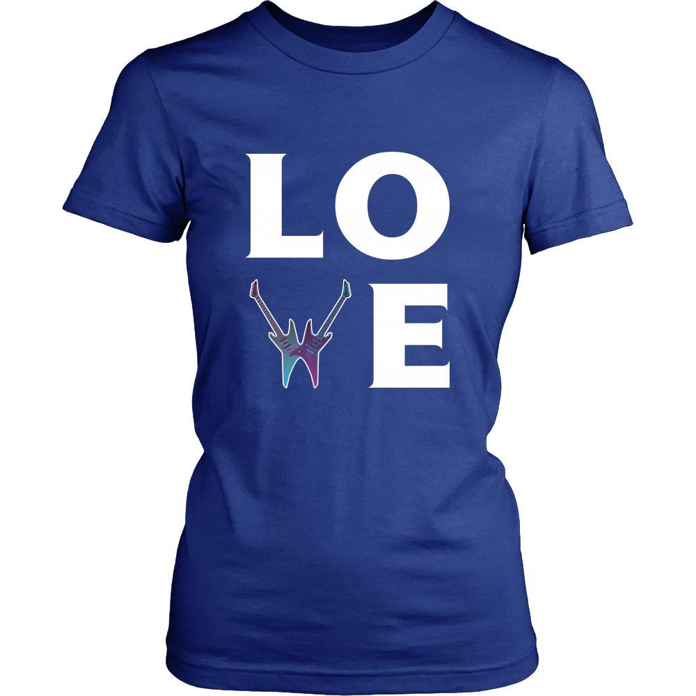 Electric guitars - LOVE Electric guitars - Music Instrument Shirt-T-shirt-Teelime | shirts-hoodies-mugs