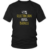 Electrician Shirt - 49% Electrician 51% Badass Profession-T-shirt-Teelime | shirts-hoodies-mugs