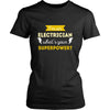 Electrician Shirt - I'm an Electrician, what's your superpower? - Profession Gift-T-shirt-Teelime | shirts-hoodies-mugs