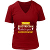 Electrician Shirt - I'm an Electrician, what's your superpower? - Profession Gift-T-shirt-Teelime | shirts-hoodies-mugs