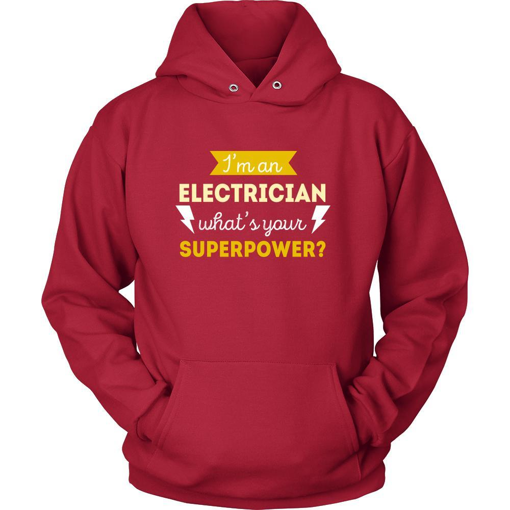 Electrician Shirt - I'm an Electrician, what's your superpower? - Profession Gift-T-shirt-Teelime | shirts-hoodies-mugs
