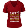 Electrician Shirt - Raise your hand if you love Electrician, if not raise your standards - Profession Gift-T-shirt-Teelime | shirts-hoodies-mugs