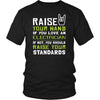 Electrician Shirt - Raise your hand if you love Electrician, if not raise your standards - Profession Gift-T-shirt-Teelime | shirts-hoodies-mugs