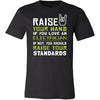 Electrician Shirt - Raise your hand if you love Electrician, if not raise your standards - Profession Gift-T-shirt-Teelime | shirts-hoodies-mugs