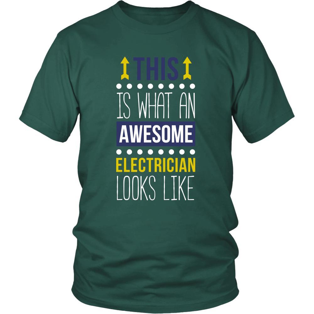 Electrician Shirt - This is what an awesome Electrician looks like - Profession Gift-T-shirt-Teelime | shirts-hoodies-mugs