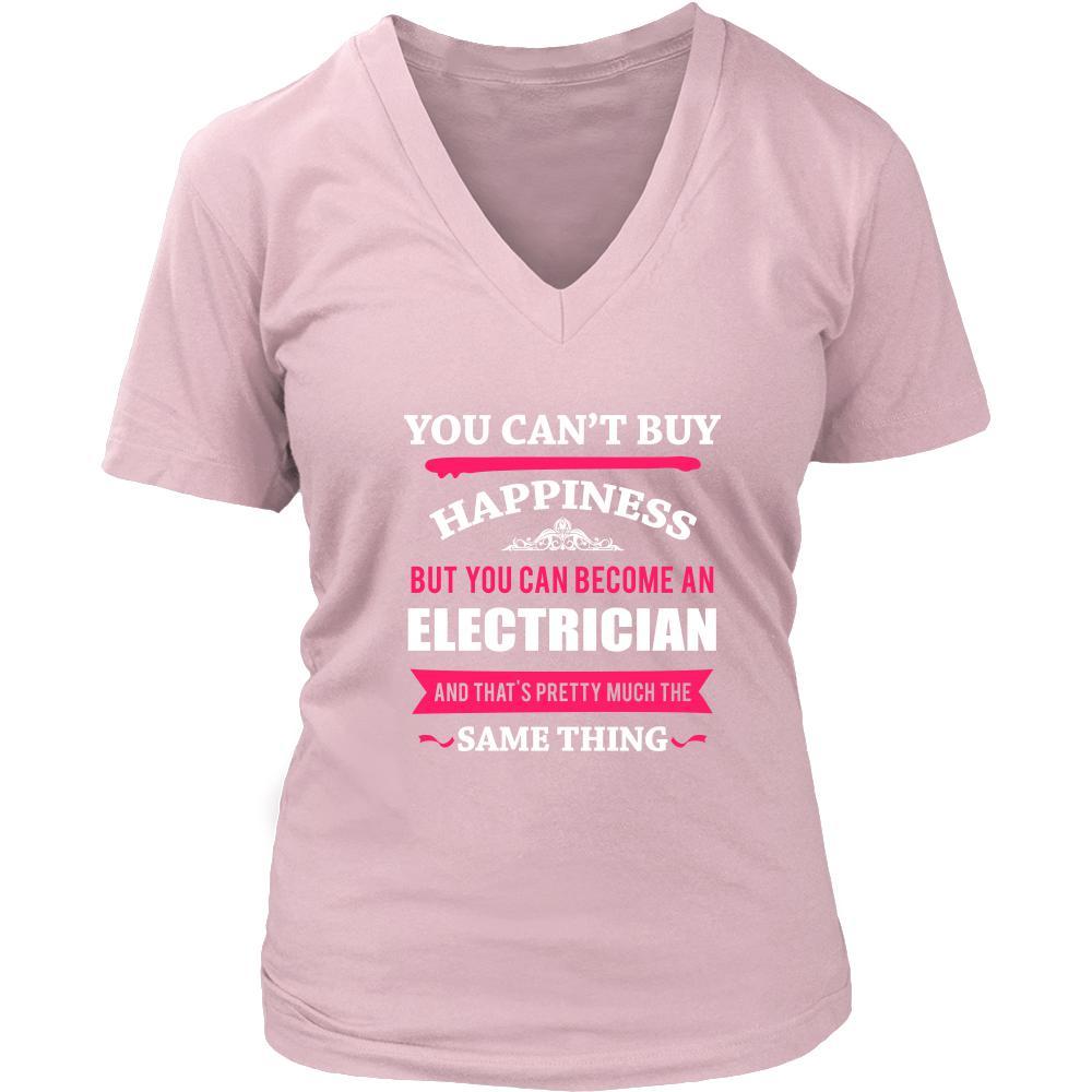Electrician Shirt - You can't buy happiness but you can become a Electrician and that's pretty much the same thing Profession-T-shirt-Teelime | shirts-hoodies-mugs