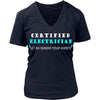 Electrician T Shirt - Certified Electrician T Shirt-T-shirt-Teelime | shirts-hoodies-mugs