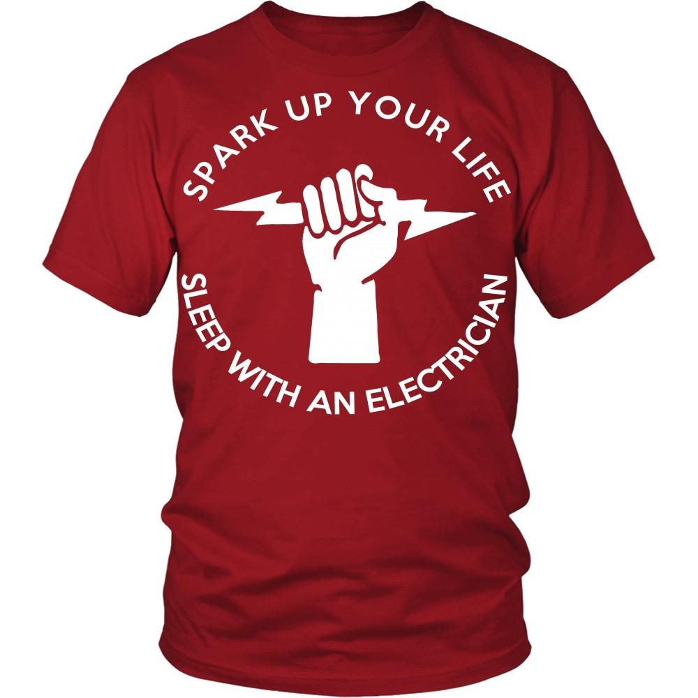 Electrician T Shirt - Spark up your life sleep with an Electrician T Shirt-T-shirt-Teelime | shirts-hoodies-mugs