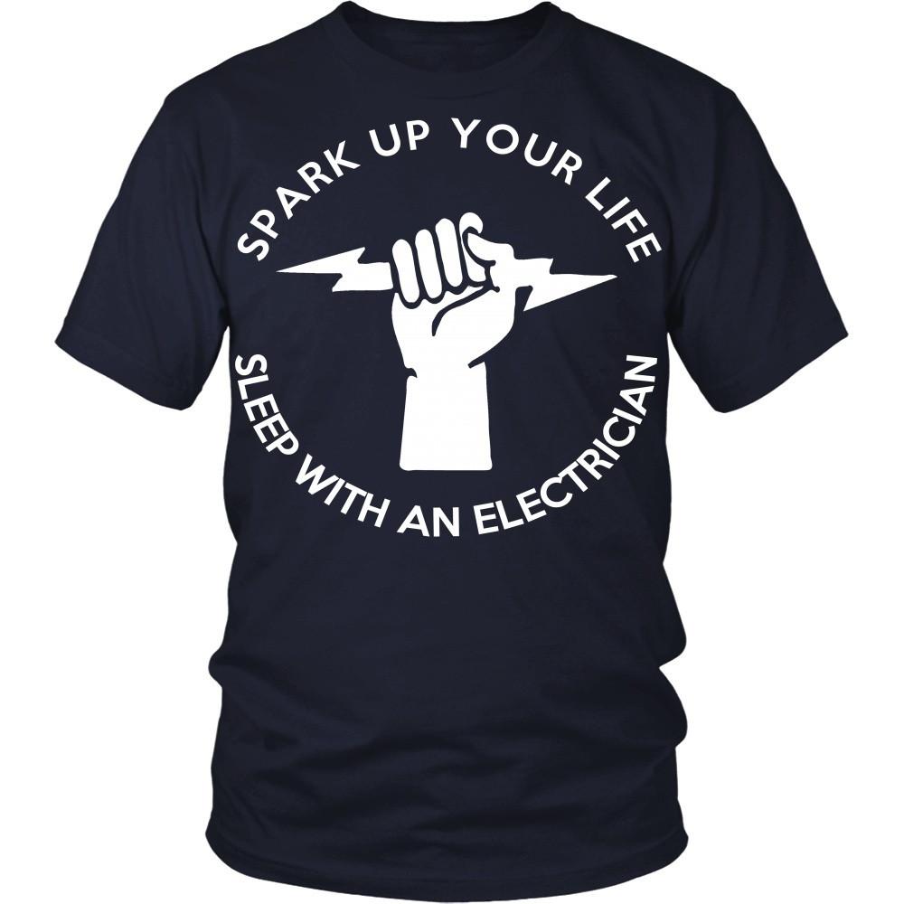 Electrician T Shirt - Spark up your life sleep with an Electrician T Shirt-T-shirt-Teelime | shirts-hoodies-mugs
