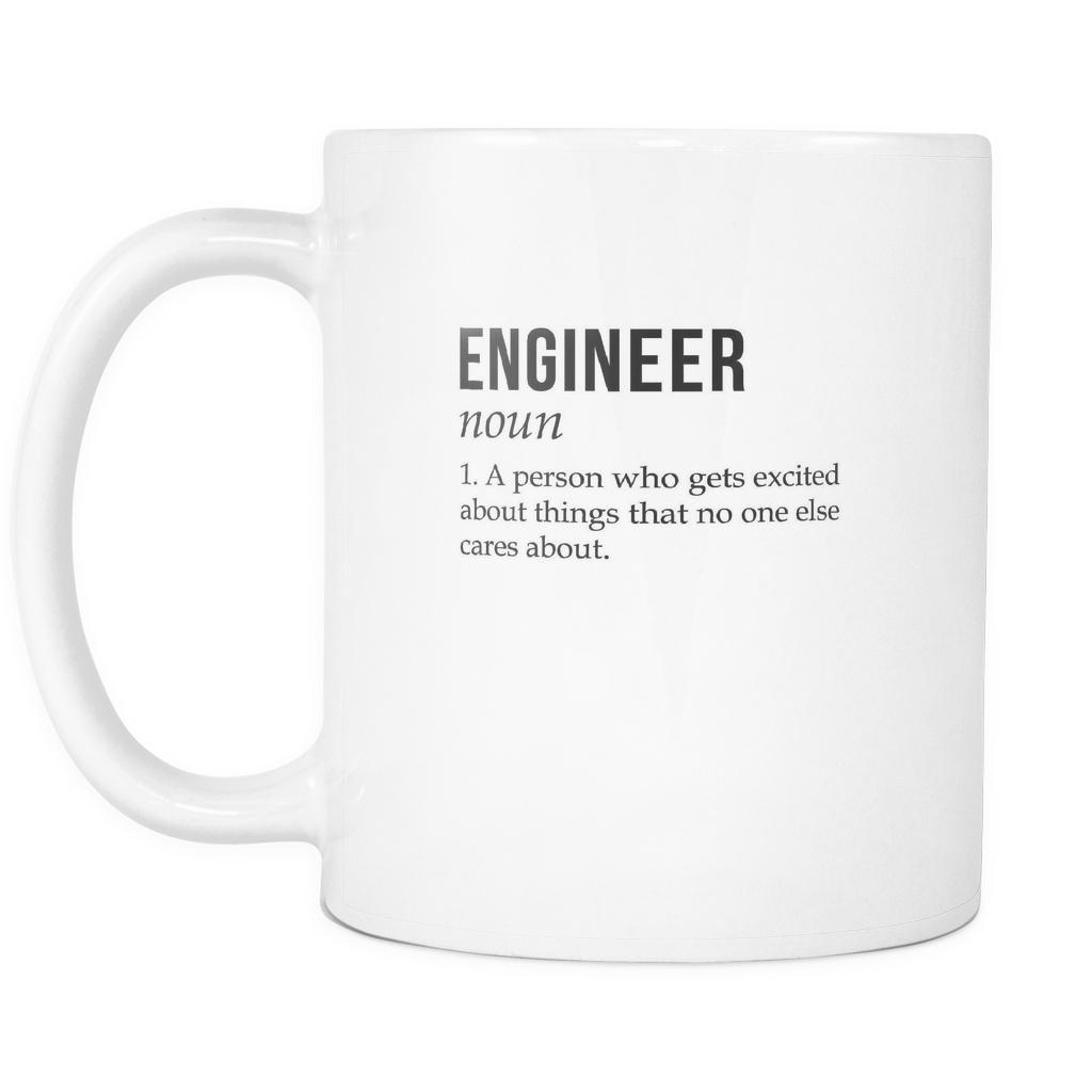 Engineer coffee cup - Engineer Noun-Drinkware-Teelime | shirts-hoodies-mugs