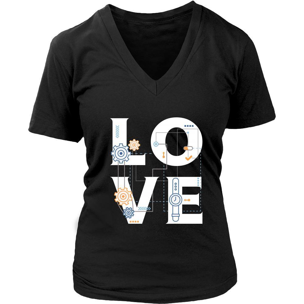 Engineer - LOVE Engineer - Profession/Job Shirt-T-shirt-Teelime | shirts-hoodies-mugs