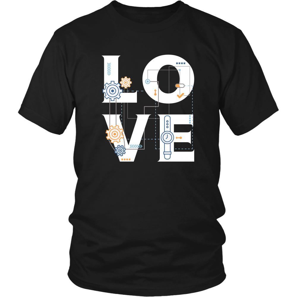 Engineer - LOVE Engineer - Profession/Job Shirt-T-shirt-Teelime | shirts-hoodies-mugs