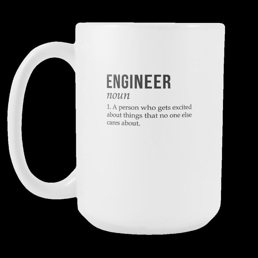 Engineer Noun mug - Engineers gifts engineer coffee mug engineer mug (15oz)-Drinkware-Teelime | shirts-hoodies-mugs